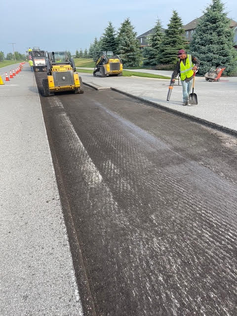 Asphalt repair work