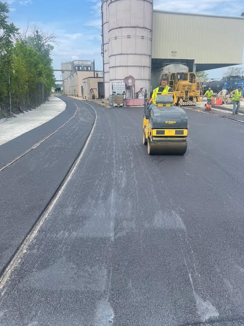 Asphalt paving project